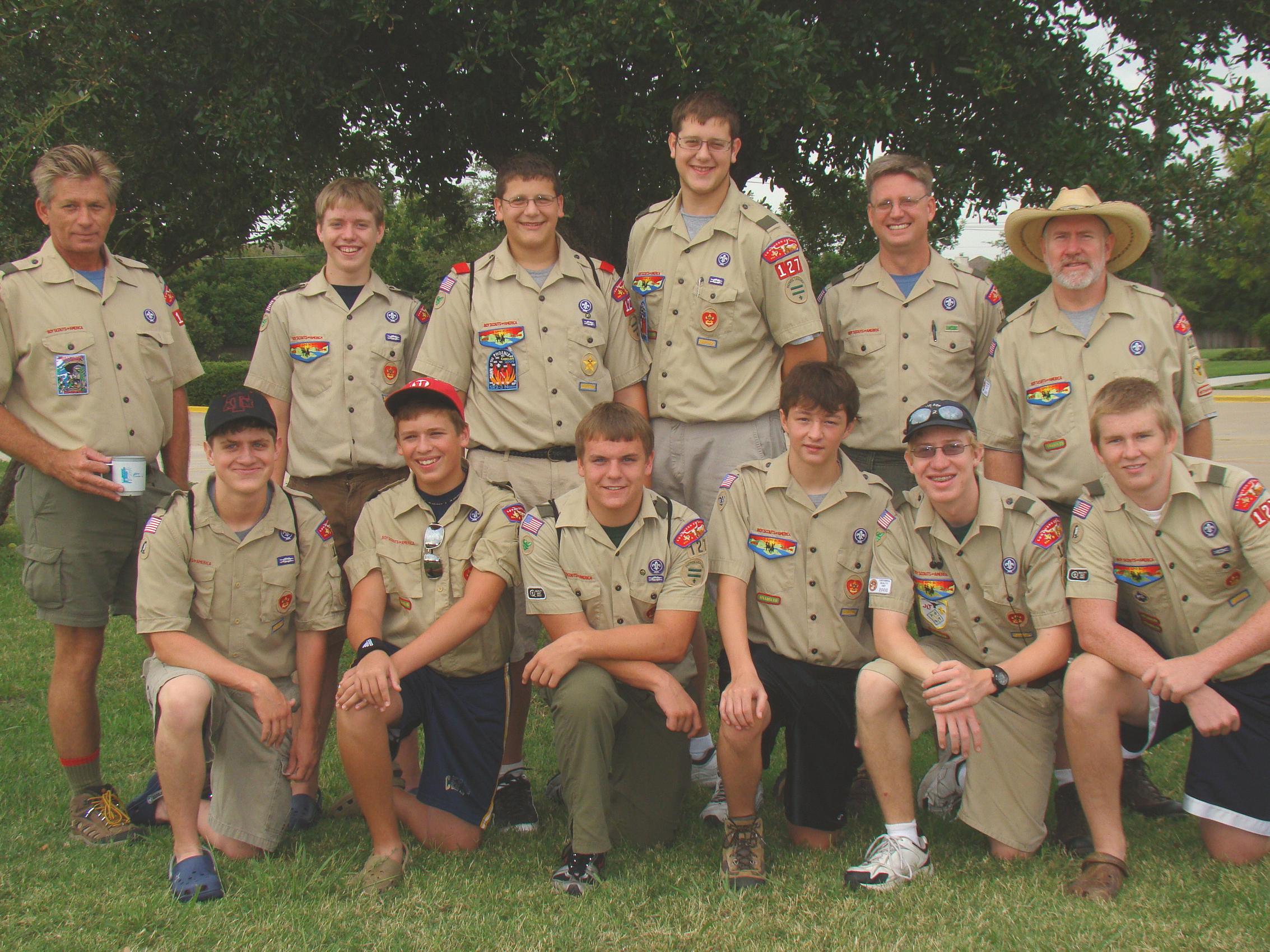 2009 Philmont Crew 727-G7 before they left 7/26/2009.